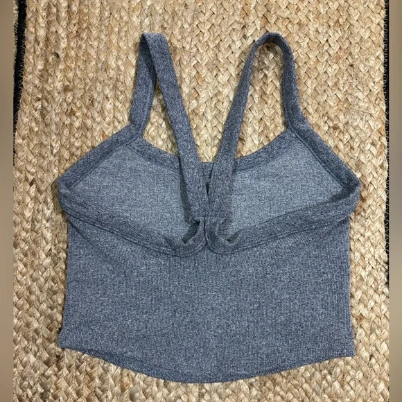 *NWOT* Free People All Clear Solid Cami - Heather Navy - Picture 7 of 7